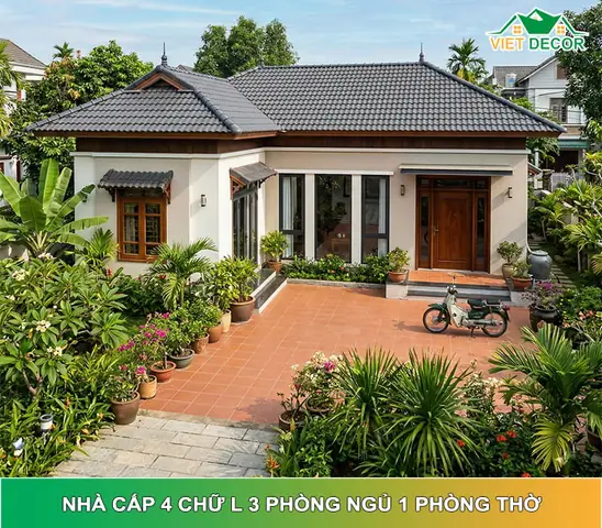 Nhà 3 Phòng Ngủ 1 Phòng Thờ