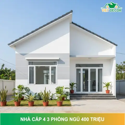 Nhà Cấp 4 3 Phòng Ngủ 400 Triệu