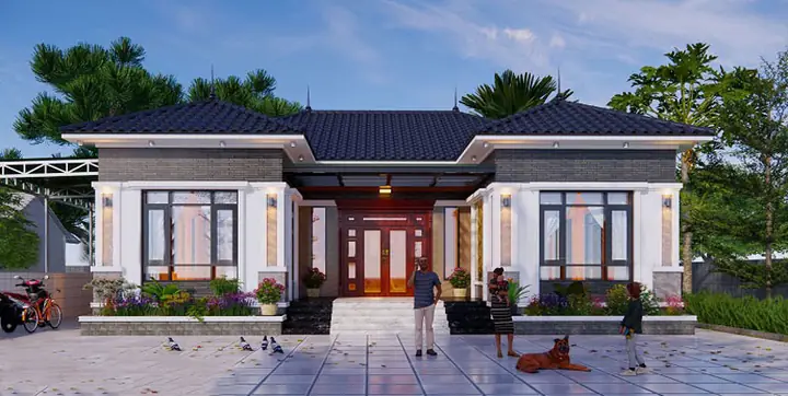 Nhà Cấp 4 Chữ U Đẹp