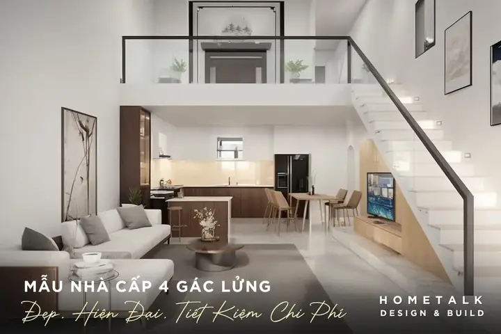 Nhà Cấp 4 Có Gác Xép