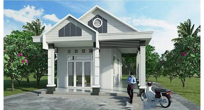 Nhà Cấp 4 Có Hành Lang