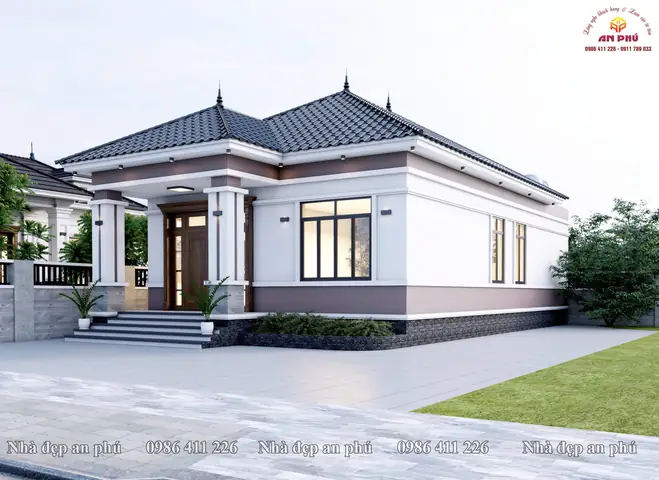 Nhà Cấp 4 Đơn Giản 4 Phòng Ngủ