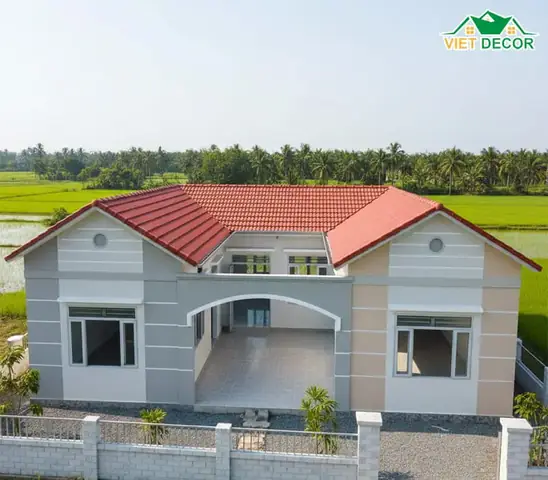 Nhà Cấp 4 Hình Chữ U Giá Rẻ