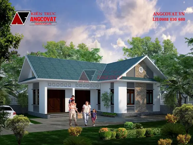 Nhà Cấp 4 Hình Chữ U Giá Rẻ