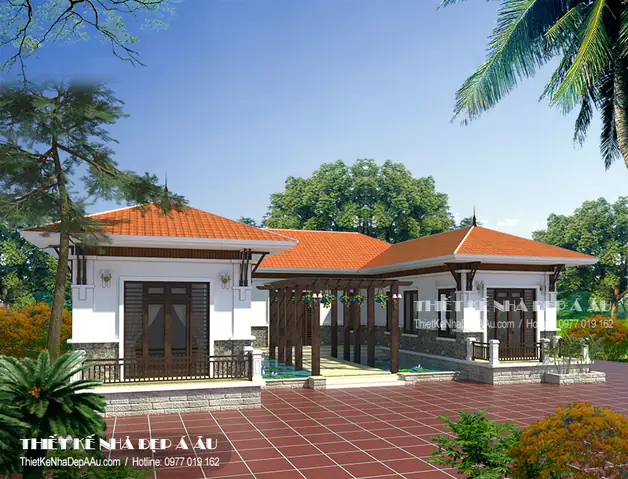 Nhà Cấp 4 Hình Chữ U Giá Rẻ