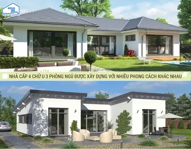 Nhà Cấp 4 Hình Chữ U Giá Rẻ