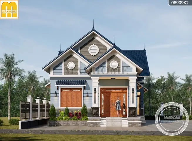 Nhà Cấp 4 Mái Thái Mặt Tiền 8m