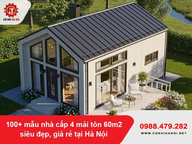 Nhà Cấp 4 Mái Tôn 60m2