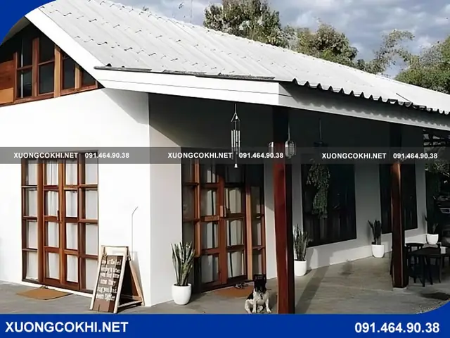 Nhà Cấp 4 Mái Tôn 60m2