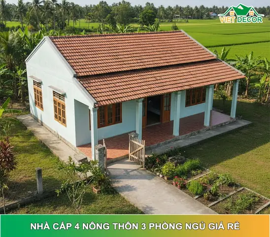 Nhà Cấp 4 Nông Thôn Giá Rẻ