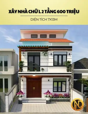 Nhà Chữ L 2 Tầng 400 Triệu