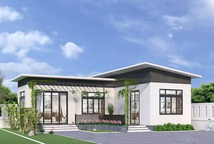 Nhà Chữ L Đẹp Hiện Đại
