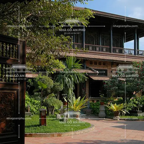 Nhà Gỗ Cổ 2 Tầng