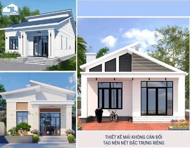 Nhà Mái Chéo Hiện Đại