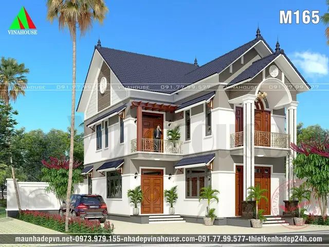 Nhà Mái Thái 3 Tầng Chữ L