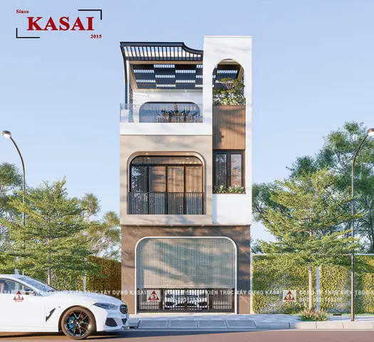 Nhà Mặt Tiền 6m 3 Tầng