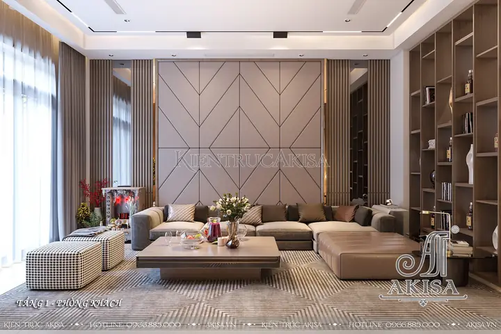 Nhà Ống Phong Cách Hiện Đại