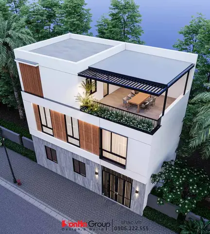 Nhà Ống Phong Cách Hiện Đại