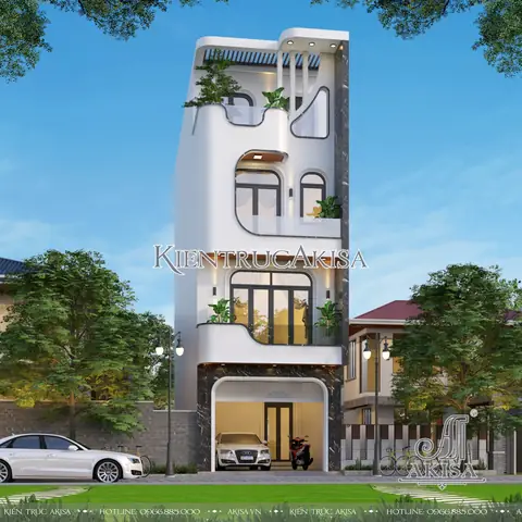 Nhà Ống Phong Cách Hiện Đại