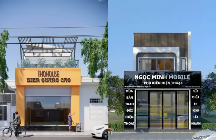 Nhà Phố 5x20 Có Tầng Lửng Kết Hợp Kinh Doanh