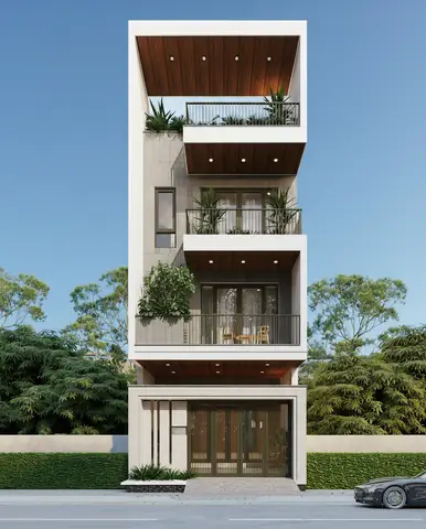 Nhà Phố Hiện Đại 5m