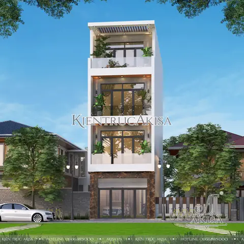Nhà Phố Hiện Đại 5m