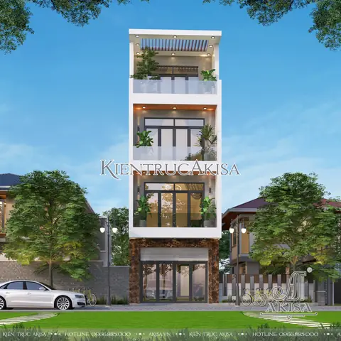 Nhà Phố Hiện Đại 5m