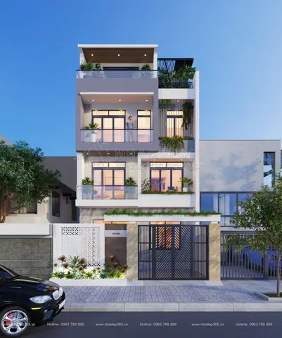 Nhà Phố Hiện Đại 5m X 20m