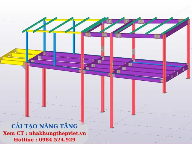 Nhà Phố Kết Cấu Thép