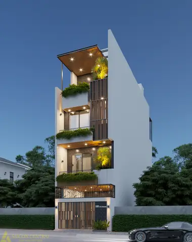Nhà Phố Thiết Kế Hiện Đại