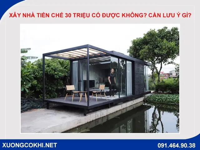 Nhà Tiền Chế Dưới 30 Triệu
