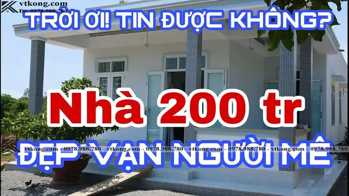 Nhà Xây Sẵn Giá Rẻ