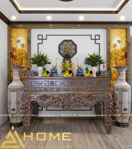 Nội Thất Phòng Thờ Hiện Đại