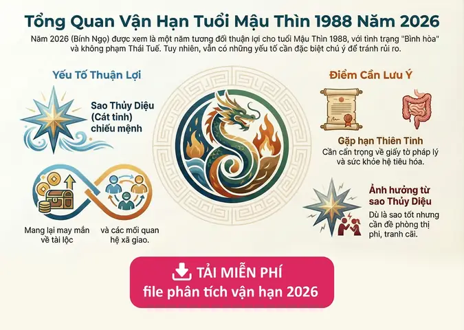 Nữ Mậu Thìn 1988 Mệnh Gì