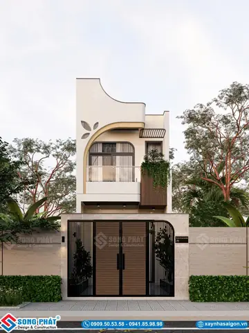 Phối Cảnh Nhà 2 Tầng Đẹp
