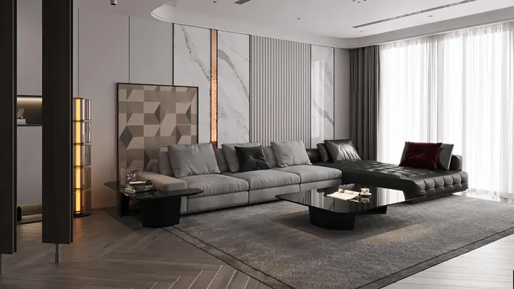 Phối Màu Nội Thất Phòng Khách