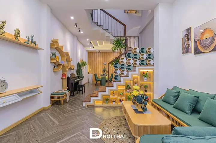 Phòng Khách Nhà Lệch Tầng
