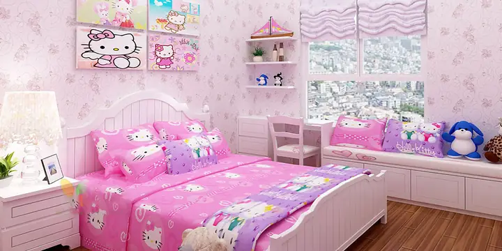 Phòng Ngủ Đẹp Cho Bé Gái 9 Tuổi
