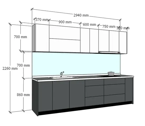Quy Cách Tủ Bếp Chuẩn