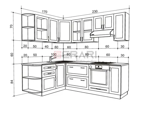 Quy Cách Tủ Bếp Chuẩn
