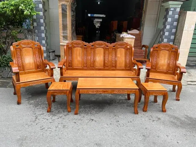 Sa Lông Gỗ Căm Xe