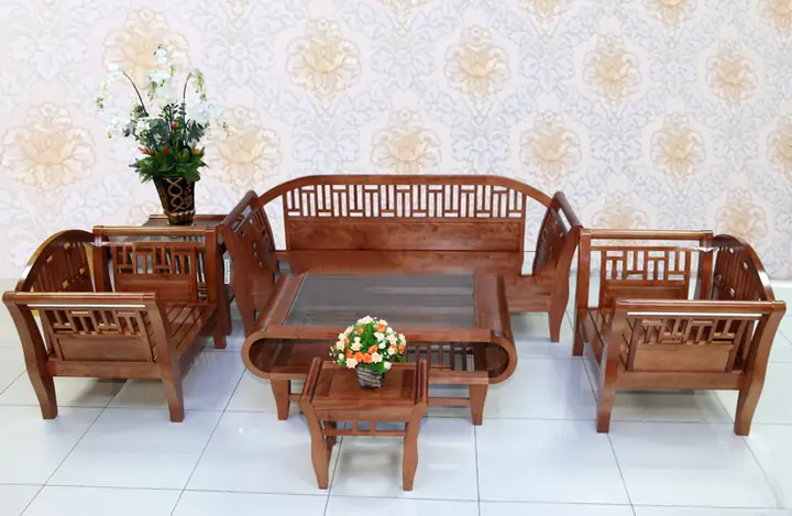 Sa Lông Gỗ Đơn Giản