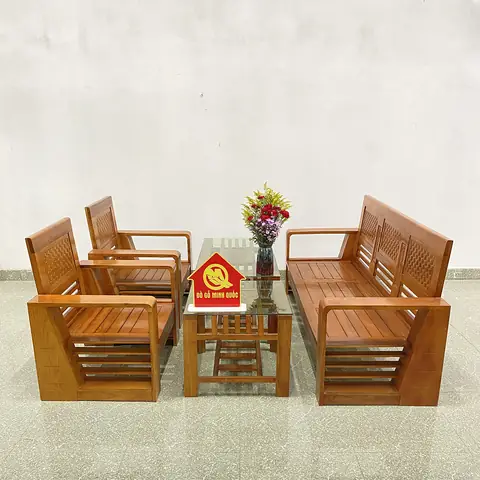 Sa Lông Gỗ Đơn Giản