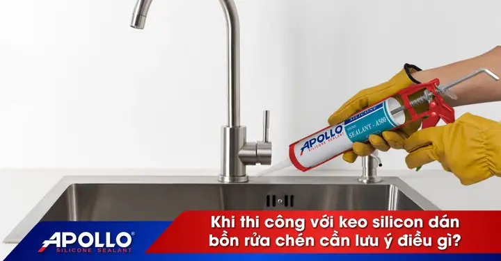 Silicon Dán Bồn Rửa Chén