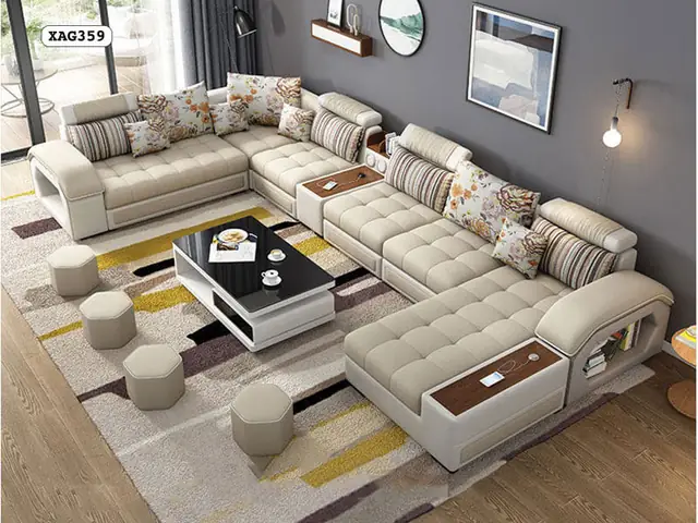 Sofa Chữ U Hiện Đại
