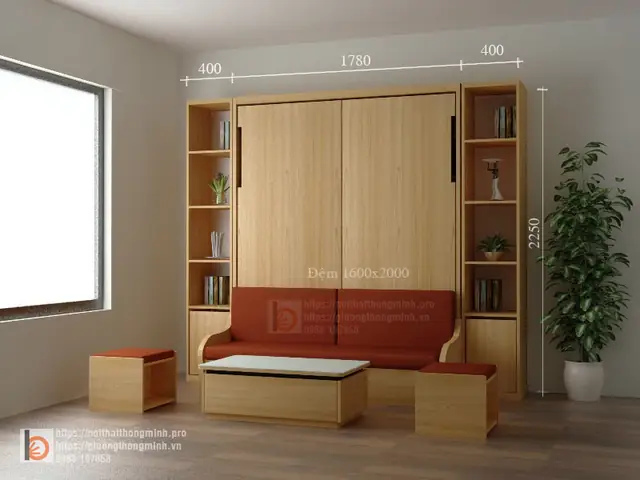 Sofa Tủ Giường Thông Minh