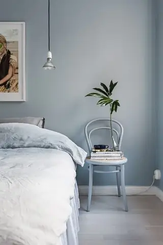 Sơn Phòng Ngủ Màu Xám Xanh