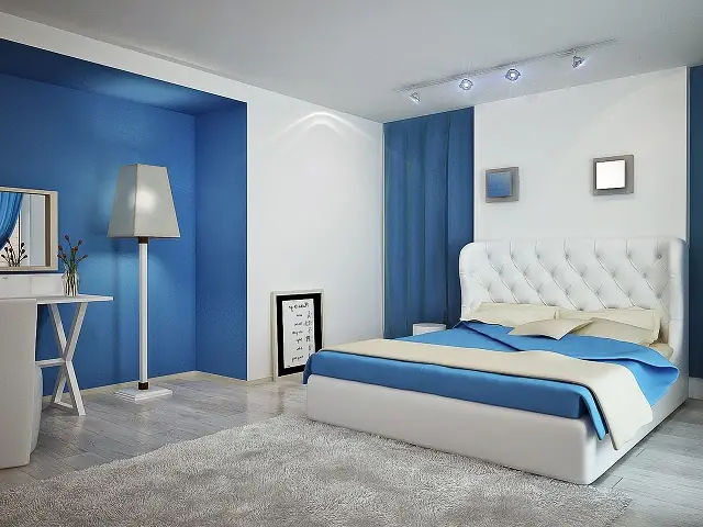 Sơn Phòng Ngủ Màu Xanh Dương