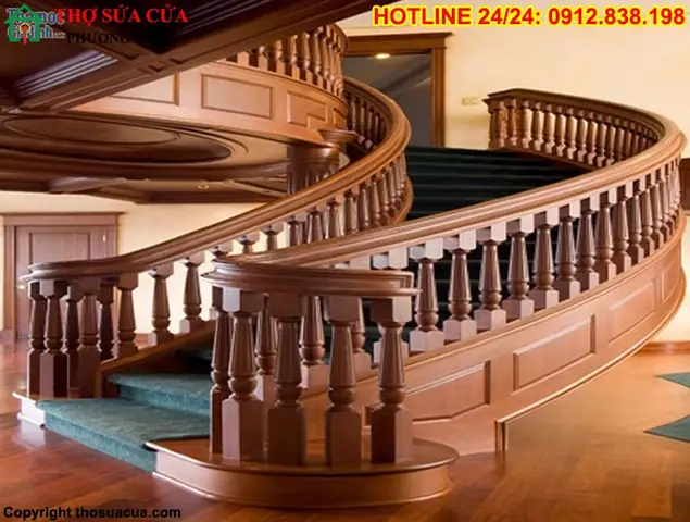 Sửa Chữa Cầu Thang Gỗ Tại Nhà