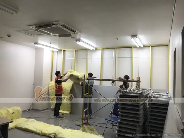 Thi Công Trần Thạch Cao Long Biên